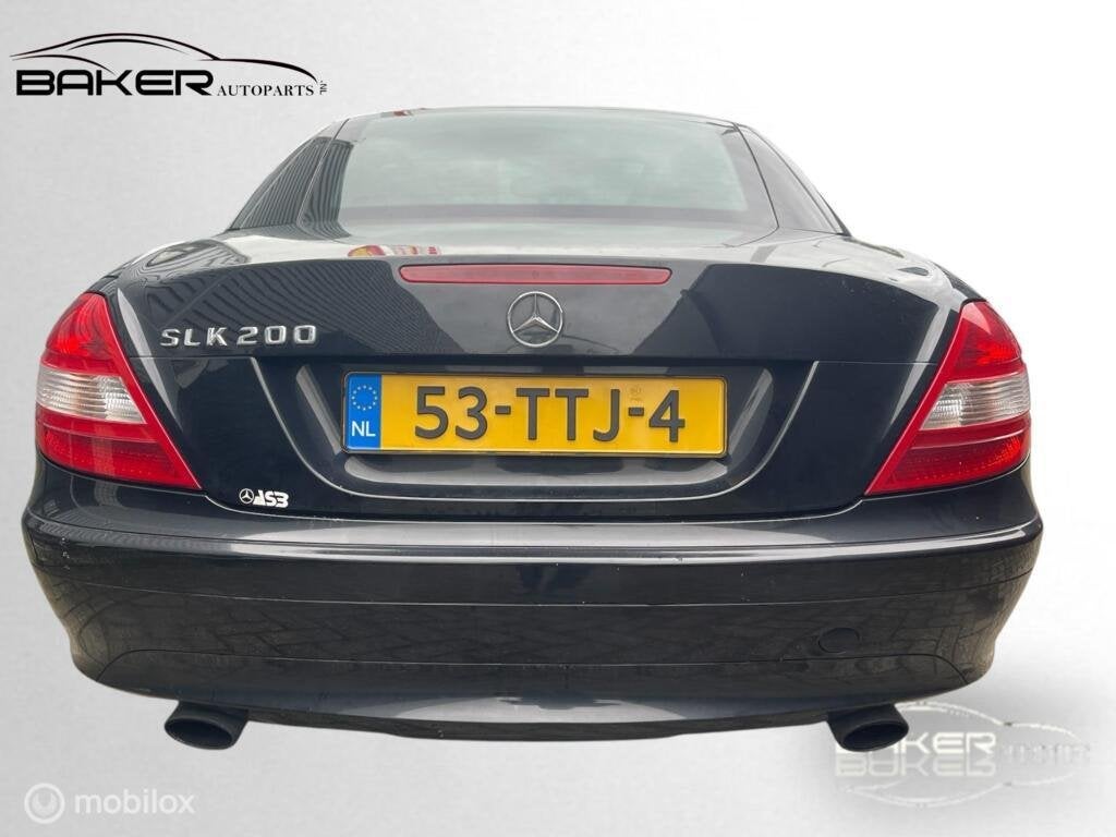 Achterbumper zwart c197 Mercedes SLK-klasse R171 ('04-'11), Gebruikt, Mercedes-Benz, Ophalen of Verzenden, Mercedes-Benz