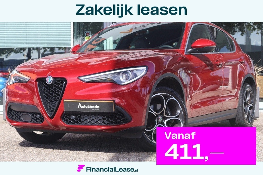 ALFA ROMEO Stelvio 2.0 280pk AT AWD B-Tech | Stoelverwarming, Automaat, Zwart, 4 cilinders, Bedrijf