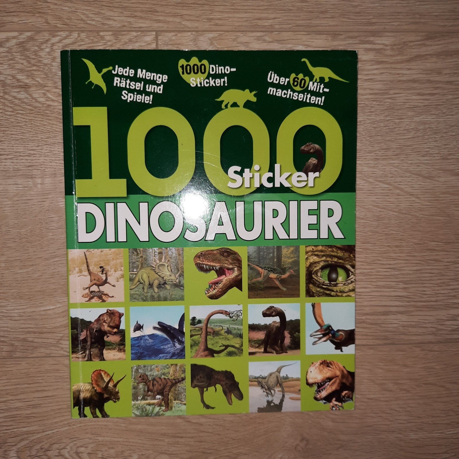 1000 dinosauriër dino's sticker DUITS doeboek weetjes, Ophalen of Verzenden, Zo goed als nieuw