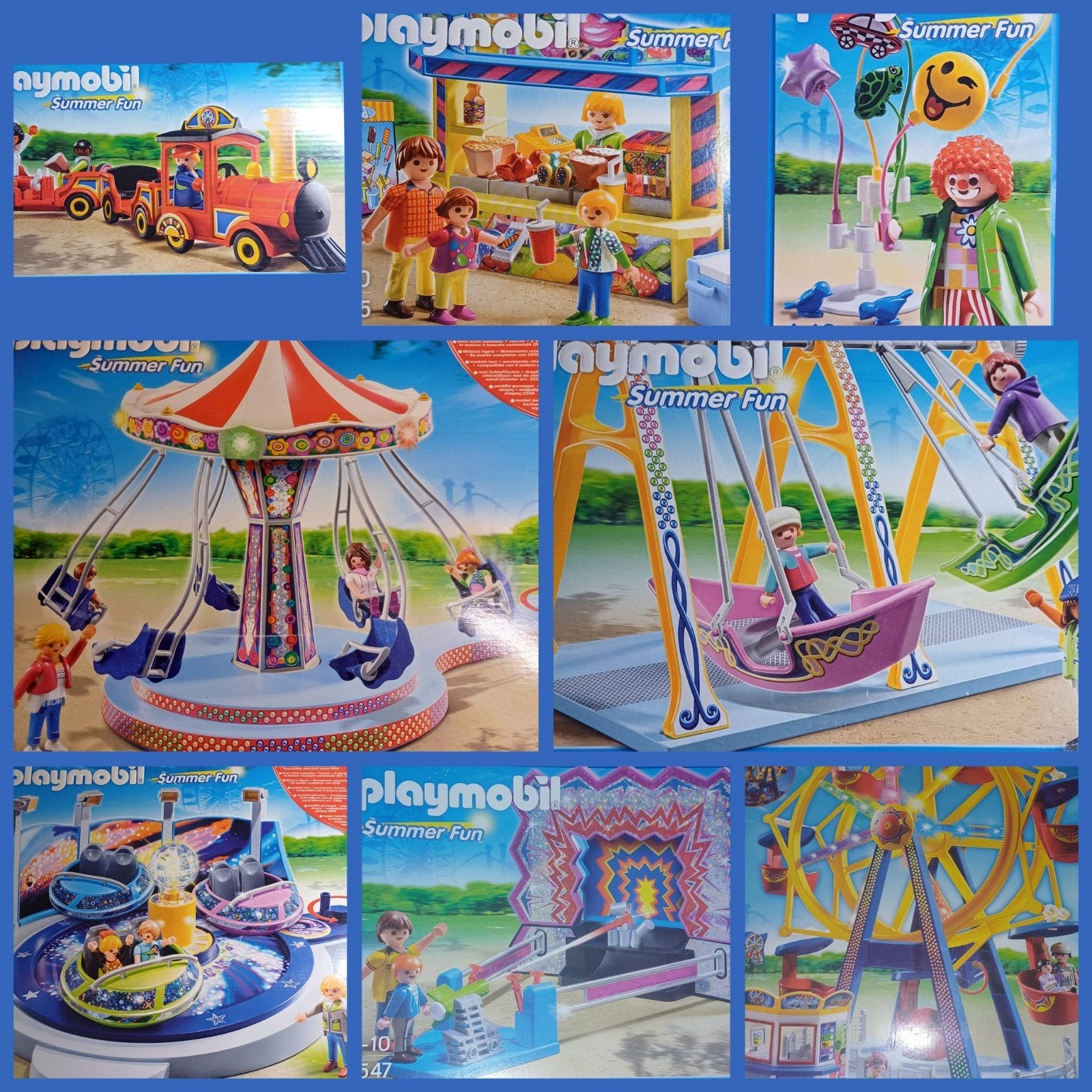 Playmobil Kermis Summer Fun - 8 complete sets!, Complete set, Overige typen, Ophalen of Verzenden, Summer fun