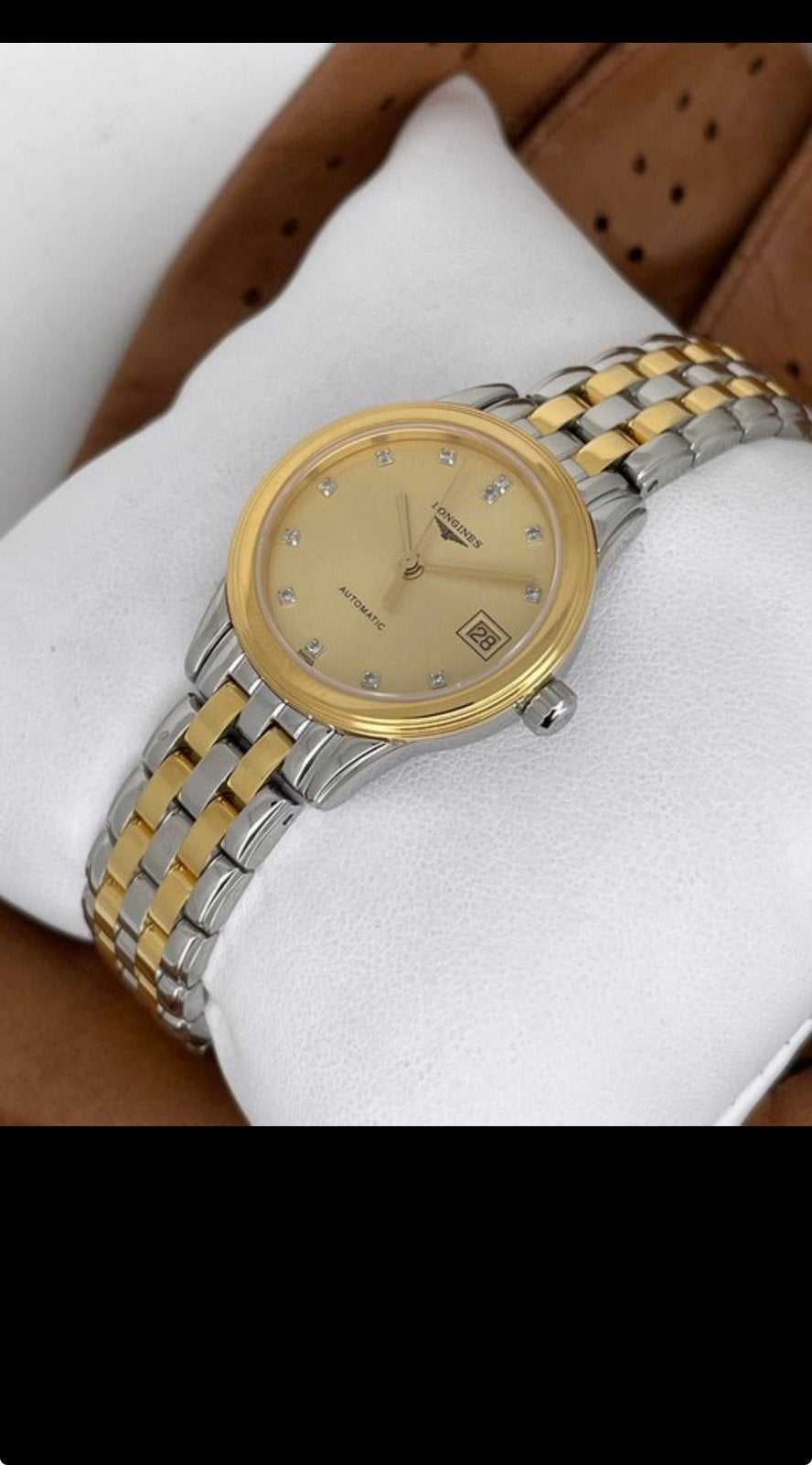Longines Flagship Classic  Automatic Diamond Full Set, Ophalen of Verzenden, Zo goed als nieuw, Staal, Overige merken