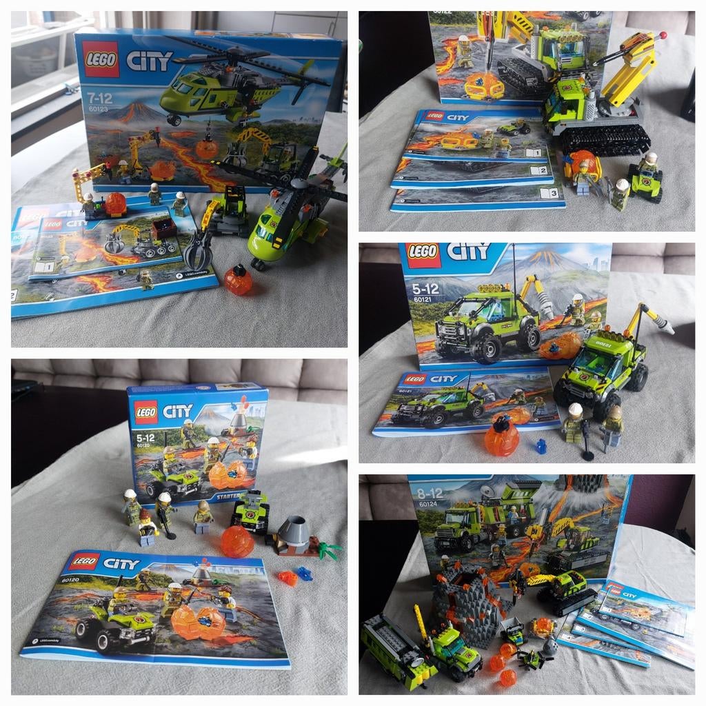 Lego City Vulkaan, Complete serie, Ophalen of Verzenden, Zo goed als nieuw, Complete set, Lego