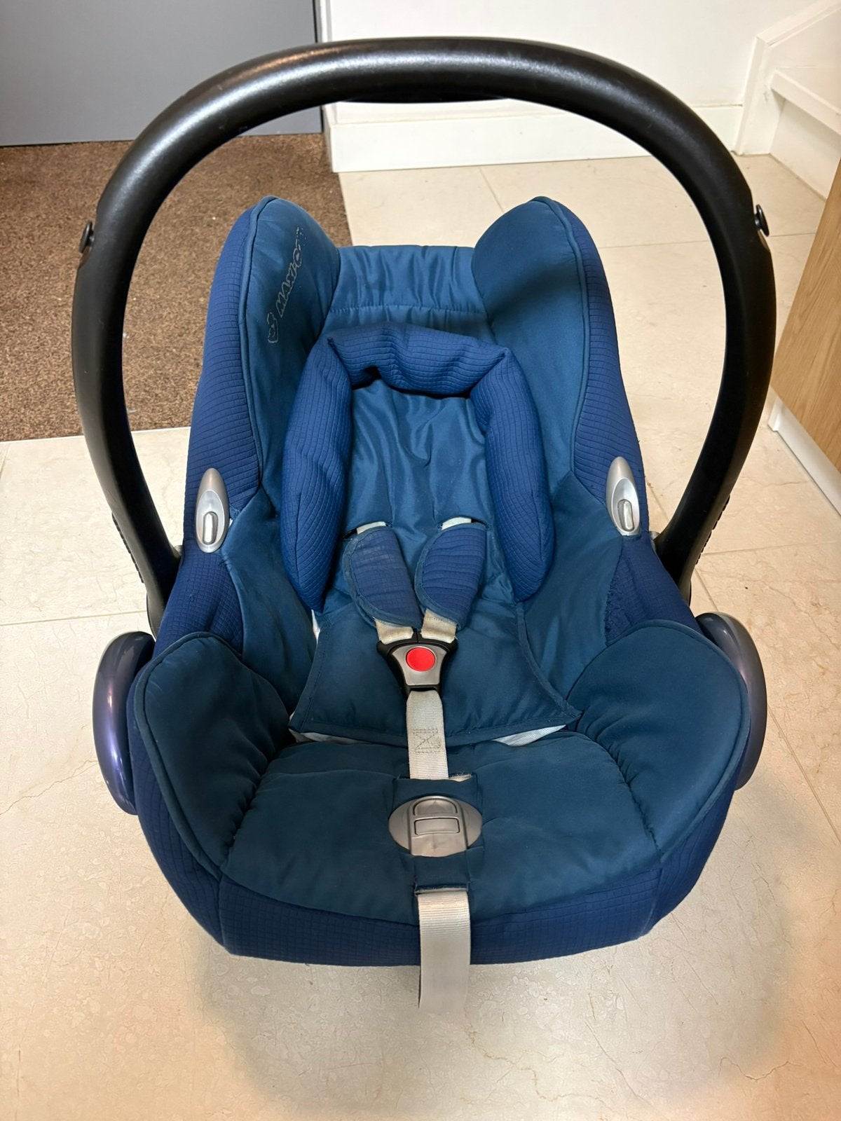 Maxi Cosi incl base, spiegel en slaapzak, Kinderen en Baby's, Autostoeltjes, Ophalen, Gebruikt, Slaapstand, Isofix