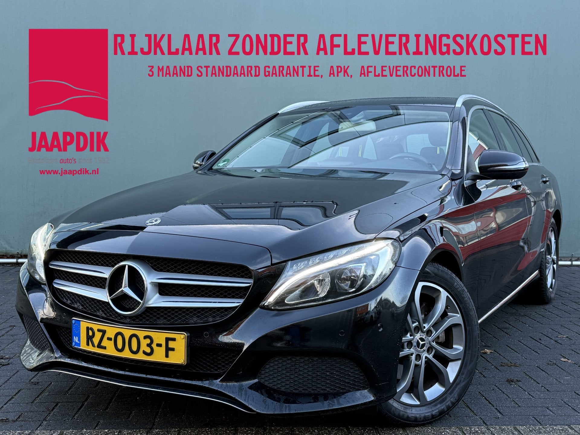 Mercedes-Benz C-Klasse Estate BWJ 2018 200 CDI 220 PK Busine, Auto's, Automaat, 4 cilinders, Leder en Stof, Origineel Nederlands