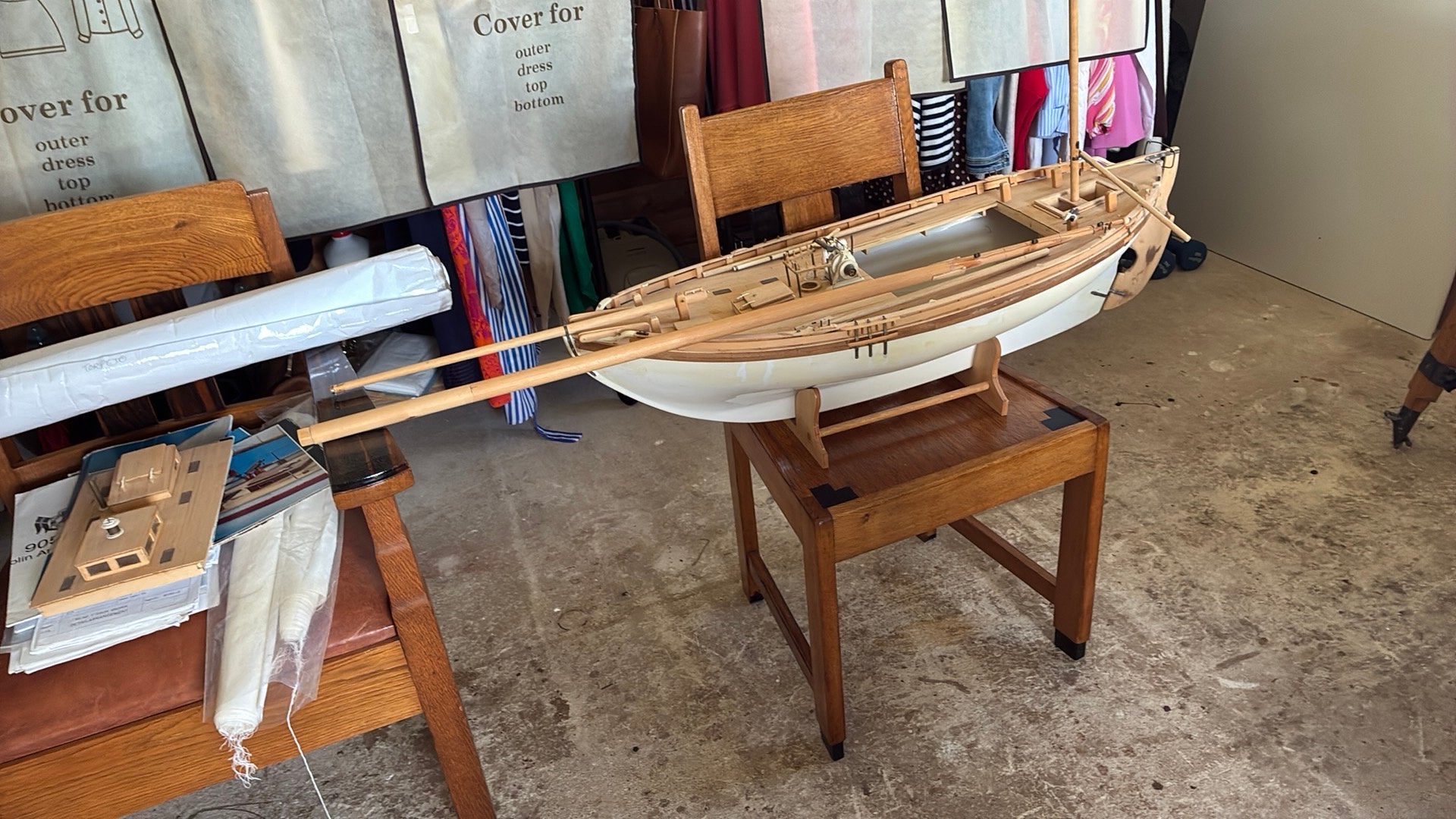 Modelbouwschip Colin Archer No. 414 - Onvoltooid project, Ophalen, Gebruikt, Groter dan 1:32, Overige merken