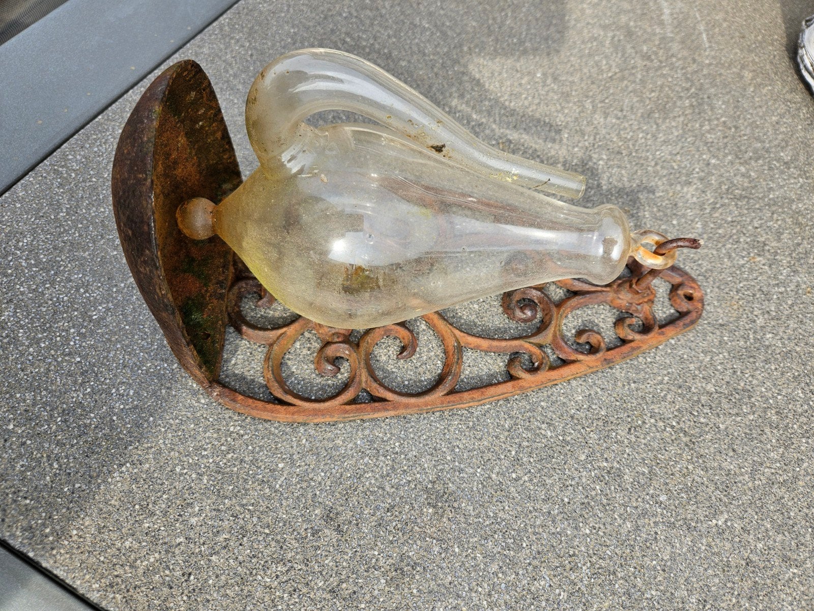Antieke glazen barometer, Ophalen of Verzenden