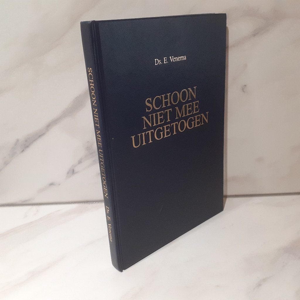 Ds. E. Venema: Schoon niet mee uitgetogen., Ophalen of Verzenden, Gelezen, Christendom | Protestants