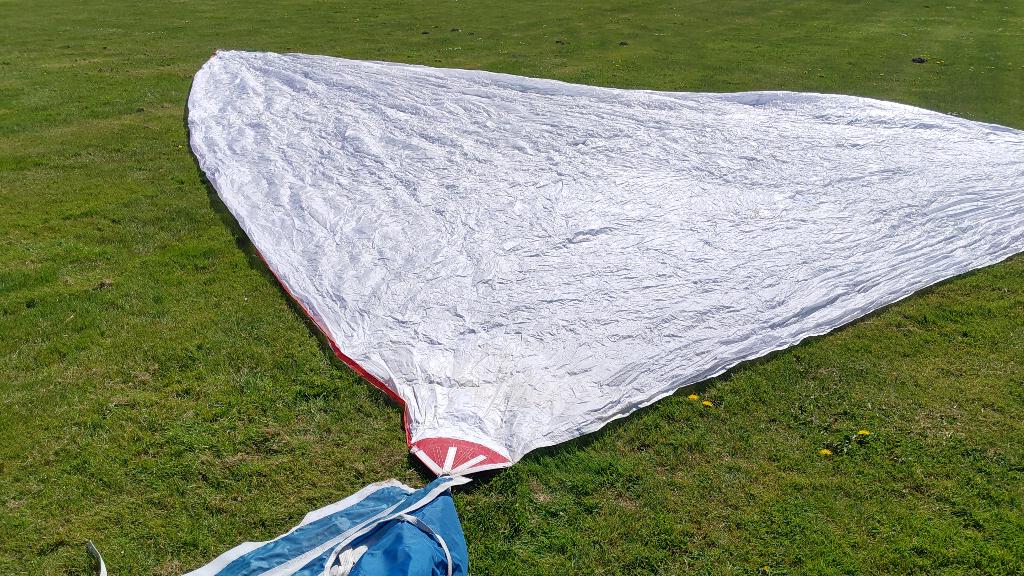 North Sails Spinnaker 70-80 m2 symmetrisch + Launch Bag, Watersport en Boten, Zeilen en Zeiltoebehoren, Gebruikt, Spinnaker, 60 m² of meer