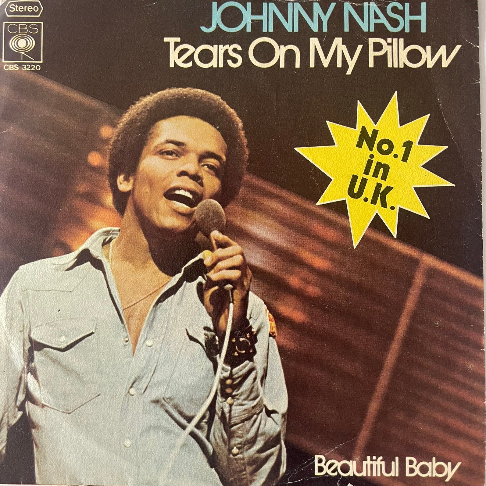 Johnny Nash - Tears on my pillow, Ophalen of Verzenden, Zo goed als nieuw, Pop
