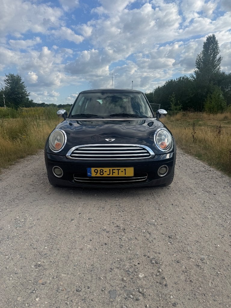 Mini 2007 Zwart 1.6 120pk met panoramdak, Auto's, Mini, Voorwielaandrijving, Zwart, 4 cilinders, 1070 kg