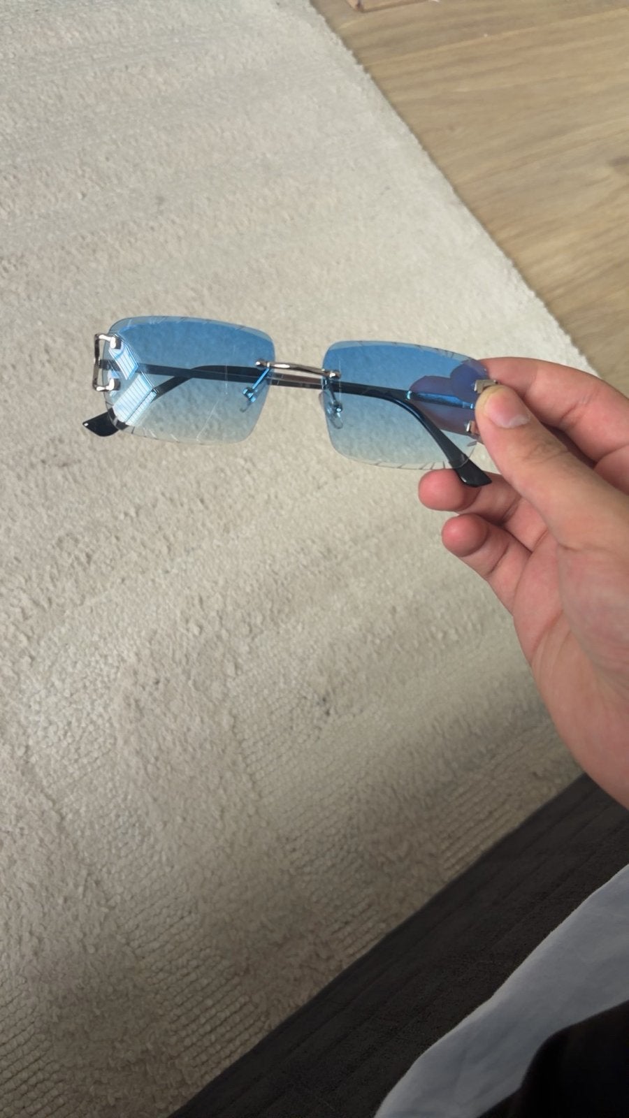 Cartier Bril Blauw, Overige merken, Blauw, Nieuw, Ophalen of Verzenden