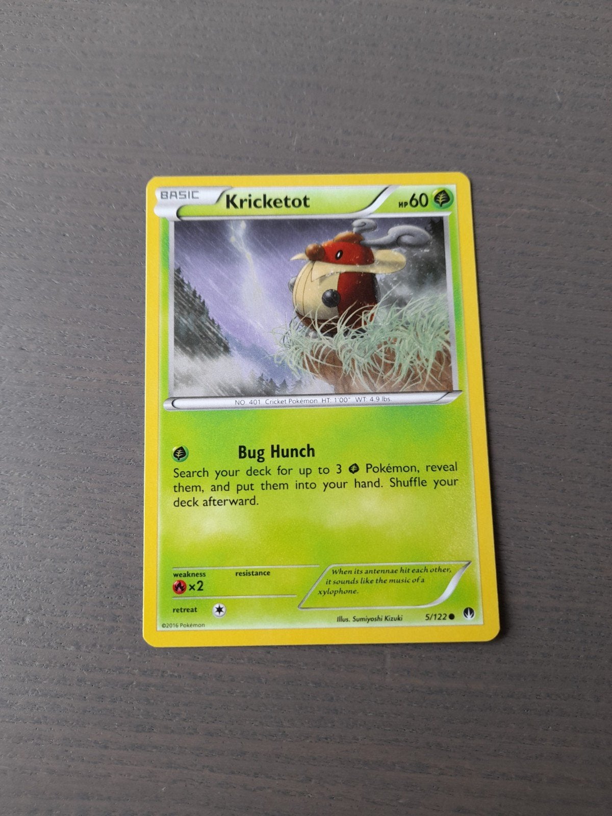 Breakpoint 5/122 kricketot, Ophalen of Verzenden, Zo goed als nieuw, Losse kaart