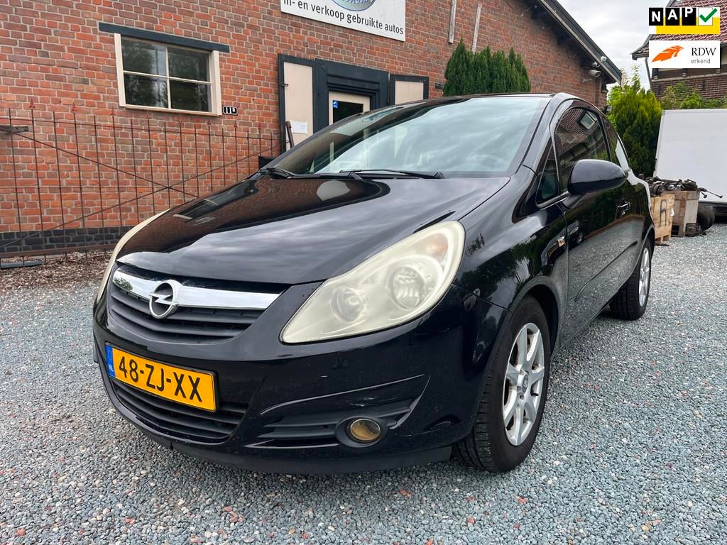 Opel Corsa 1.4-16V Enjoy ( Airco + Elektrische ramen ), Auto's, Opel, Bedrijf, Te koop, Corsa, ABS, Airbags, Airconditioning, Centrale vergrendeling