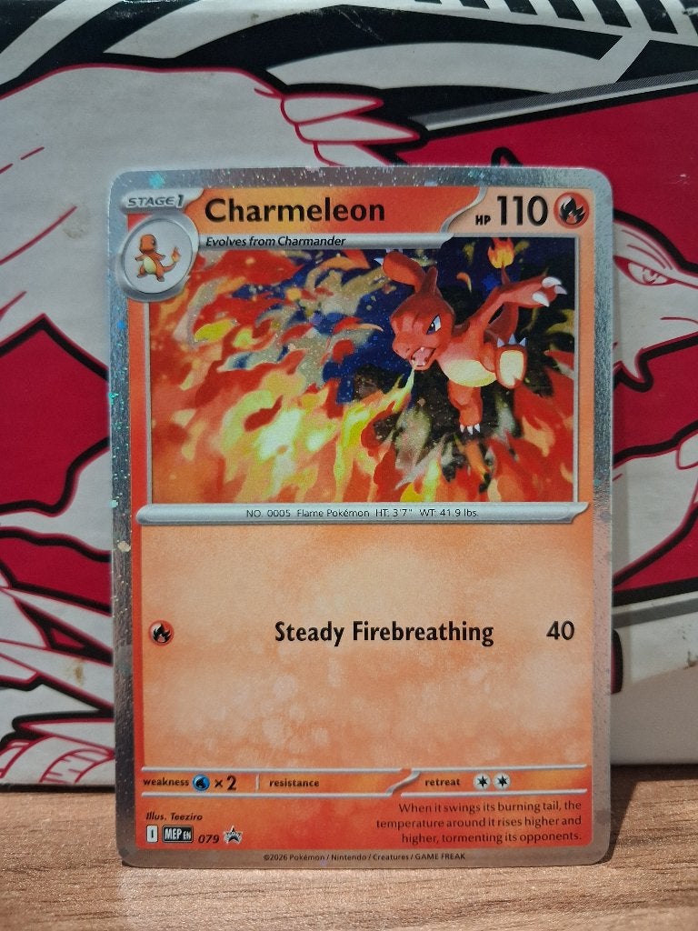 Pokemon Charmeleon promo 079, Ophalen of Verzenden, Nieuw, Losse kaart