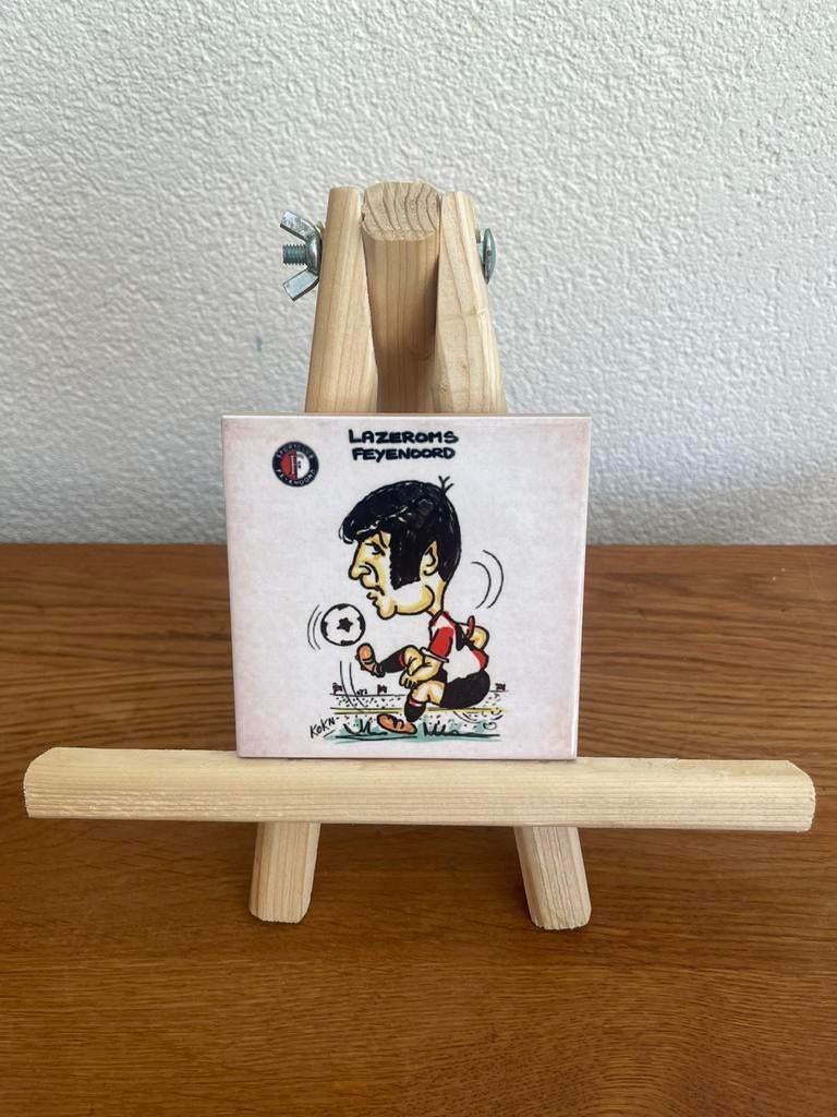 Lazeroms Feyenoord tegeltje 11x11, Ophalen of Verzenden, Zo goed als nieuw, Feyenoord