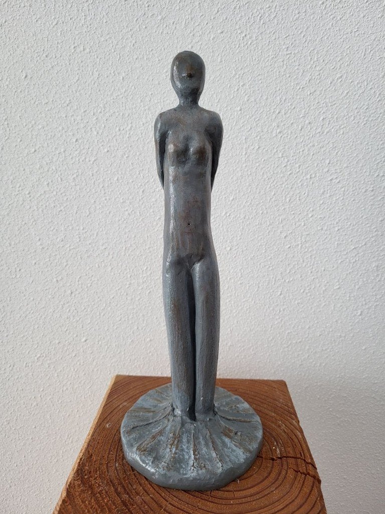 SLANK BEELD VROUW, keramiek, Ophalen, Nieuw, Mens