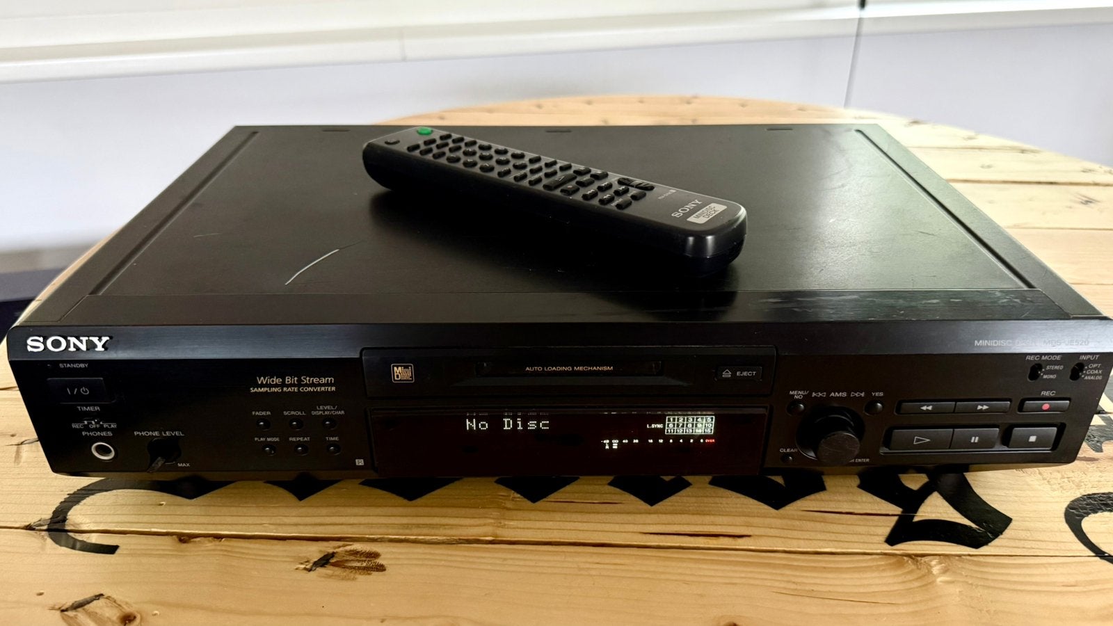 Sony MDS-JE520, Audio, Tv en Foto, Professionele Audio-, Tv- en Video-apparatuur, Ophalen of Verzenden