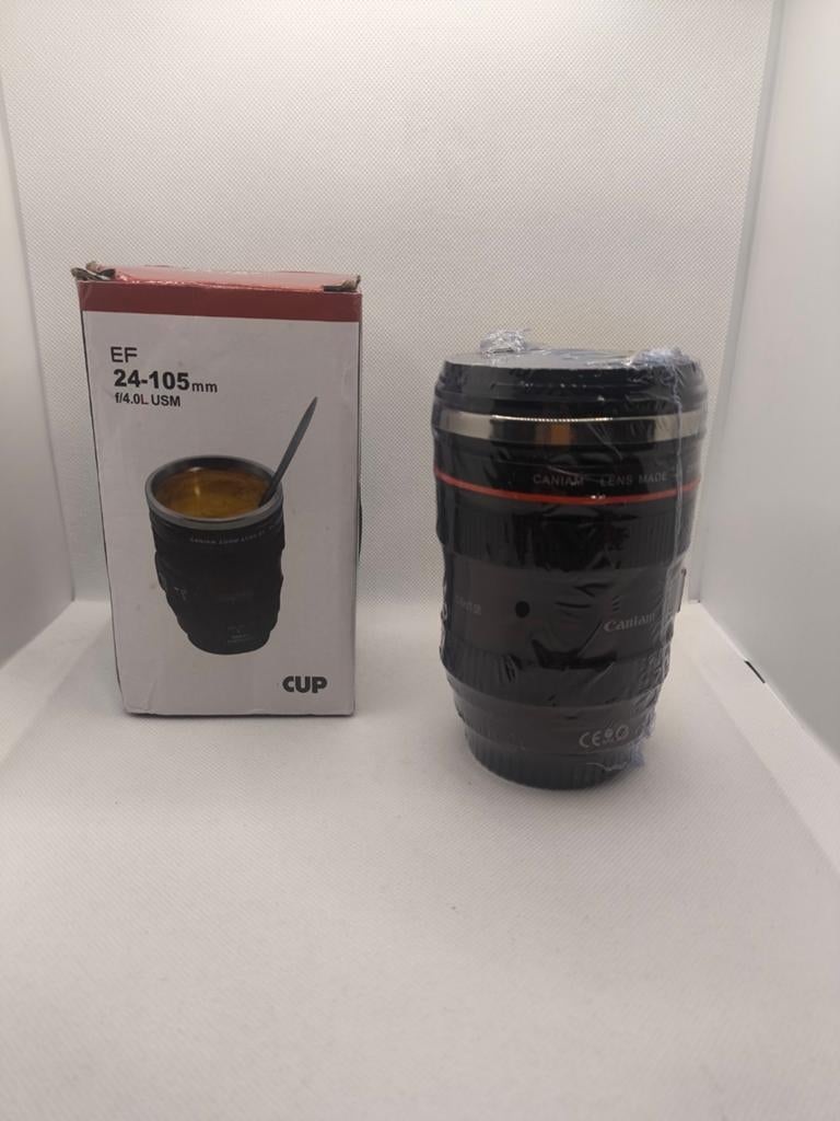 Leuke lens camera beker - nieuw in doos, Ophalen of Verzenden, Nieuw, Overige stijlen, Kop(pen) en/of Schotel(s)