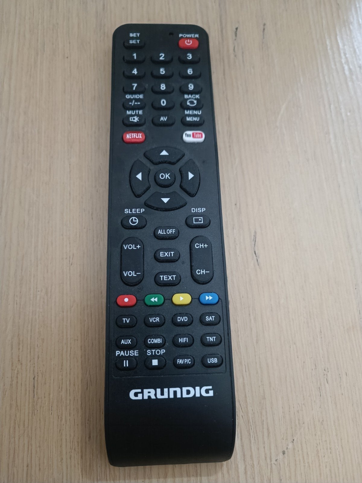Grundig universale afstandsbediening, Ophalen of Verzenden, Gebruikt, Origineel, Tv