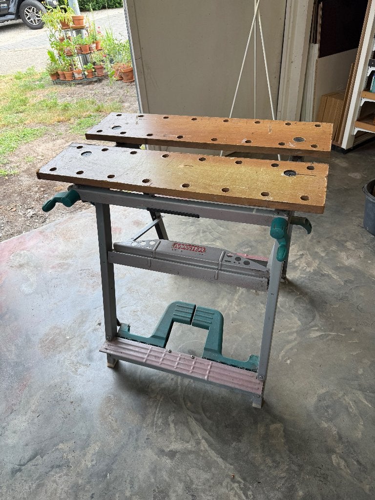 Wolfcraft Master 800, Ophalen, Gebruikt, Bankschroef