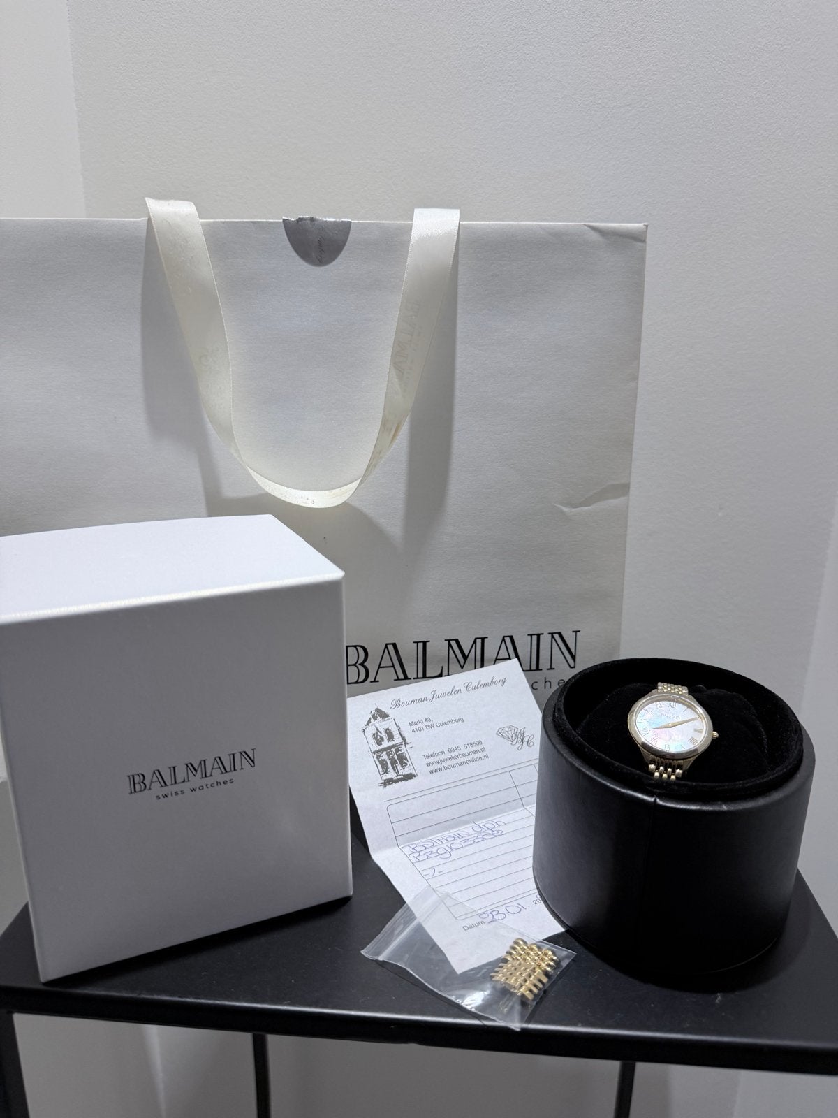 Balmain Swiss Watches dameshorloge 29 mm, Overige merken, Staal, Polshorloge, Ophalen of Verzenden