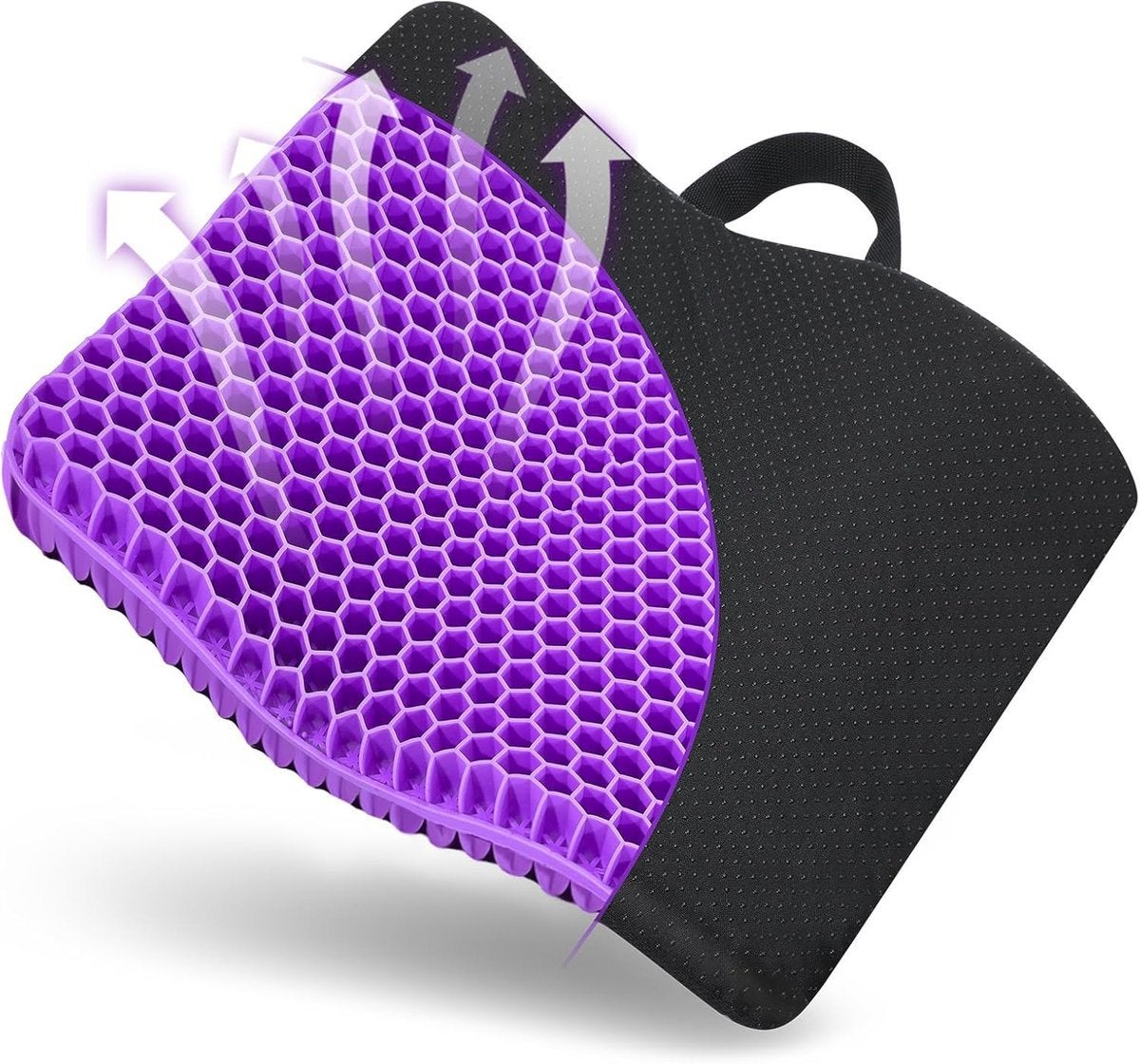 Gel Seat Cushion Set (2 stuks) | Honeycomb Gel Zitkussen, Ophalen of Verzenden, Nieuw
