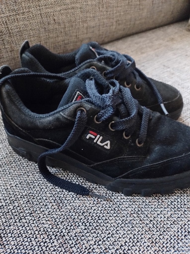 heren schoenen, Zwart, Ophalen of Verzenden, Fila, Gedragen