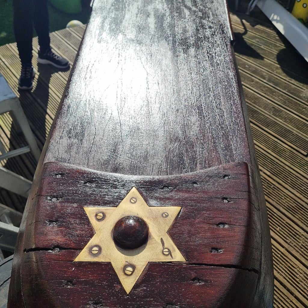Scheeps /schouw/zwaard tafel, Ophalen, Rechthoekig, Hout
