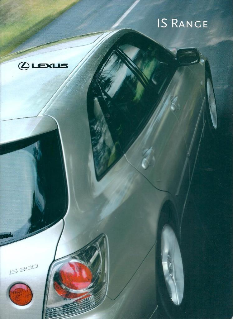 Brochure Lexus IS serie 2004, Ophalen of Verzenden, Gelezen, Overige merken