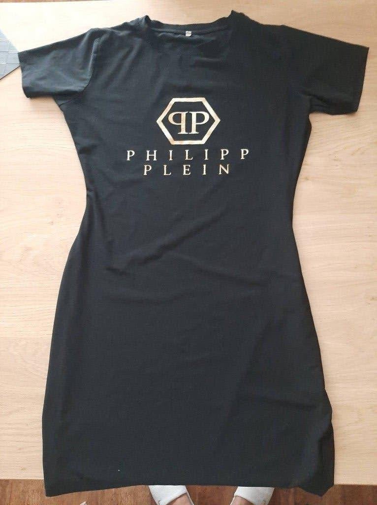 Gaaf jurkje PP Mt L >> valt als Mt M/L, Kleding | Dames, Maat 38/40 (M), Zwart, Philips plein, Ophalen of Verzenden