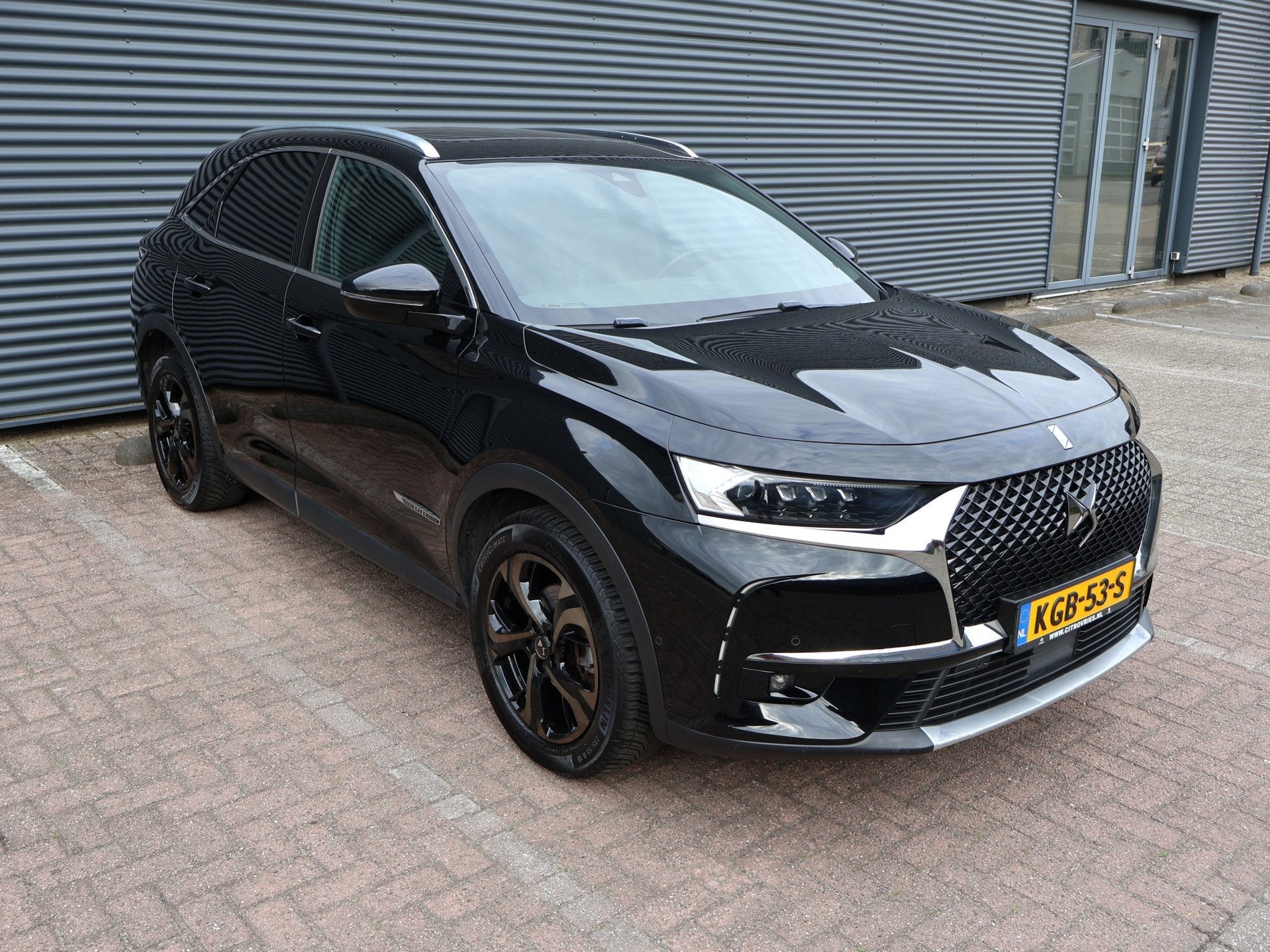 DS 7 Crossback 1.6 PT La Premiere Pano Navi Apple Carplay PD, Auto's, DS, 4 cilinders, Zwart, Leder, Bedrijf