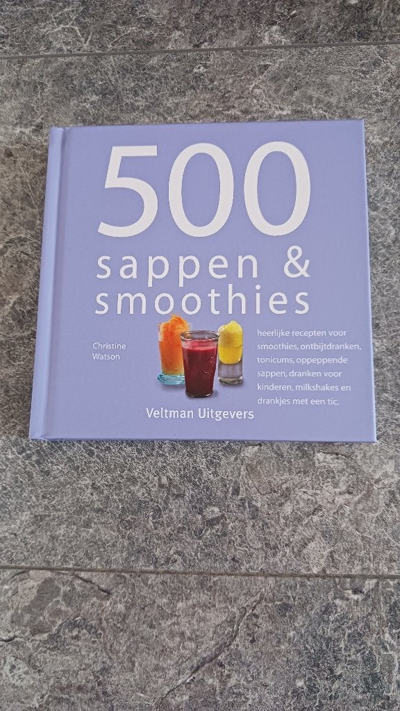 kookboek 500 sappen & smoothies, Boeken, Ophalen of Verzenden, Gelezen, Overige typen