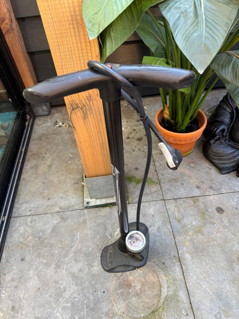 RayX Dual Phase 100 Fiets Pomp met Drukmeter, Ophalen, Drukmeter, Gebruikt