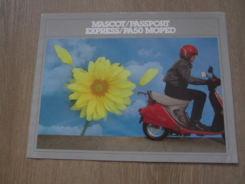 Honda Mascot / Passport / Express / PA50 Moped folder 1983, Ophalen of Verzenden, Honda