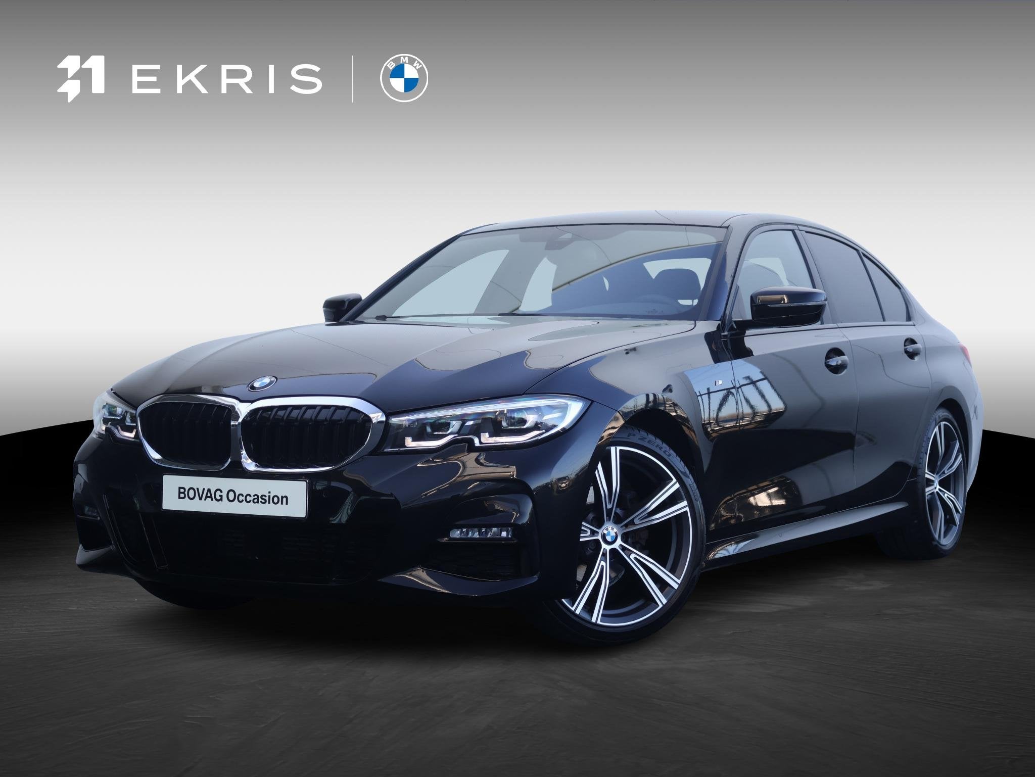 BMW 3-serie 318i Executive Edition M Sport/ Live Cockpit Pro, Auto's, Automaat, Gebruikt, 1465 kg, Zwart