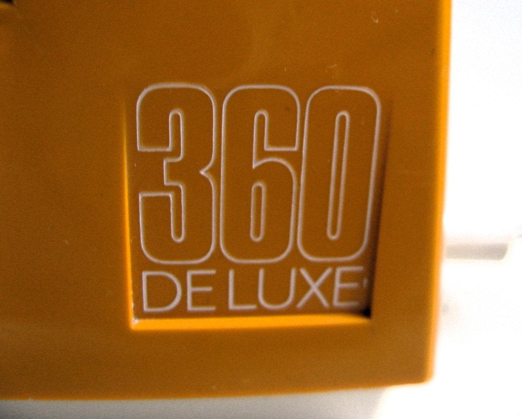 Retro oranje messenslijper Philips 360  de Luxe, jaren 70, Ophalen of Verzenden, Huis en Inrichting
