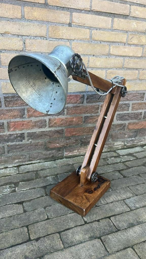Industriële bureau lamp, Ophalen, Zo goed als nieuw