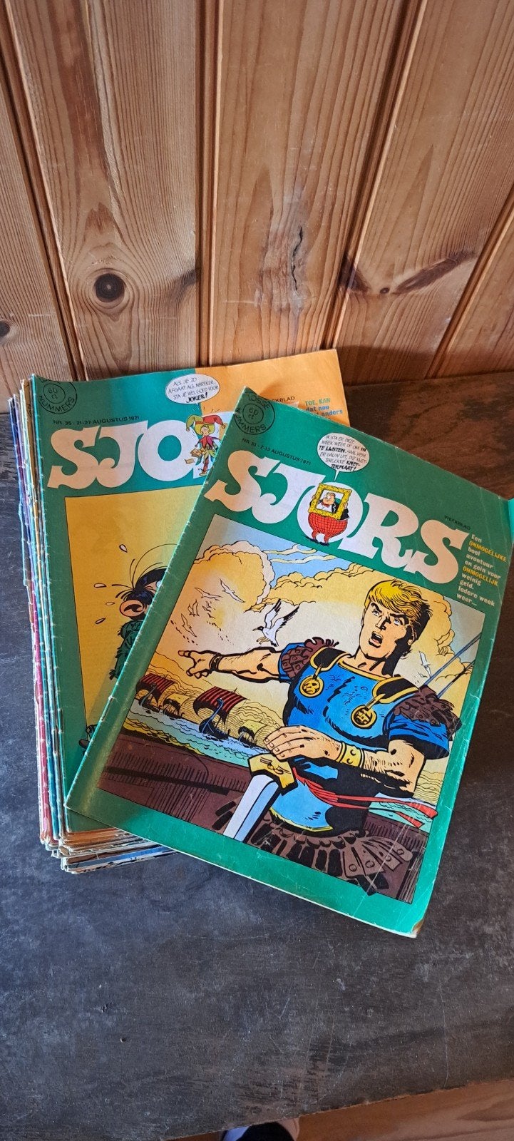 weekblad Sjors, 1971 - 1975, Meerdere comics, Ophalen of Verzenden, Gelezen, Europa