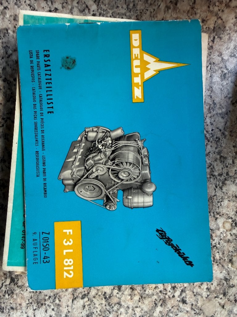 Onderdelen catalogus voor deutz f3l812, Ophalen of Verzenden, Gelezen, Catalogus
