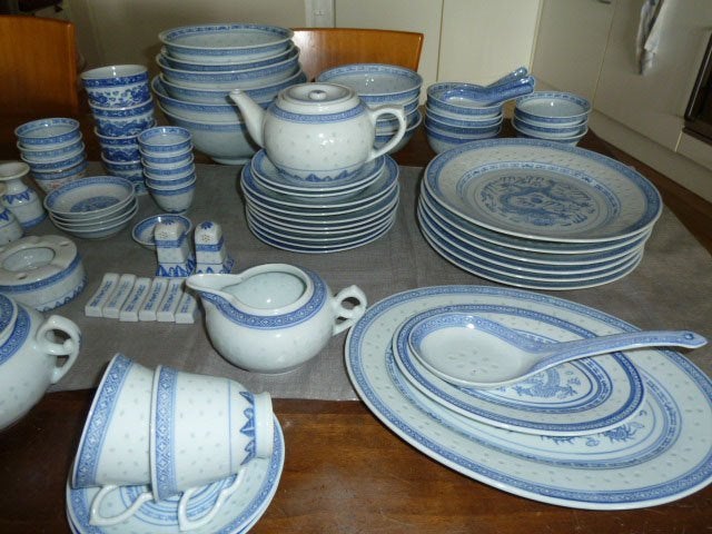 Retro blauw Chinese keramiek Draak uit Jingdezhen, Antiek en Kunst, Ophalen