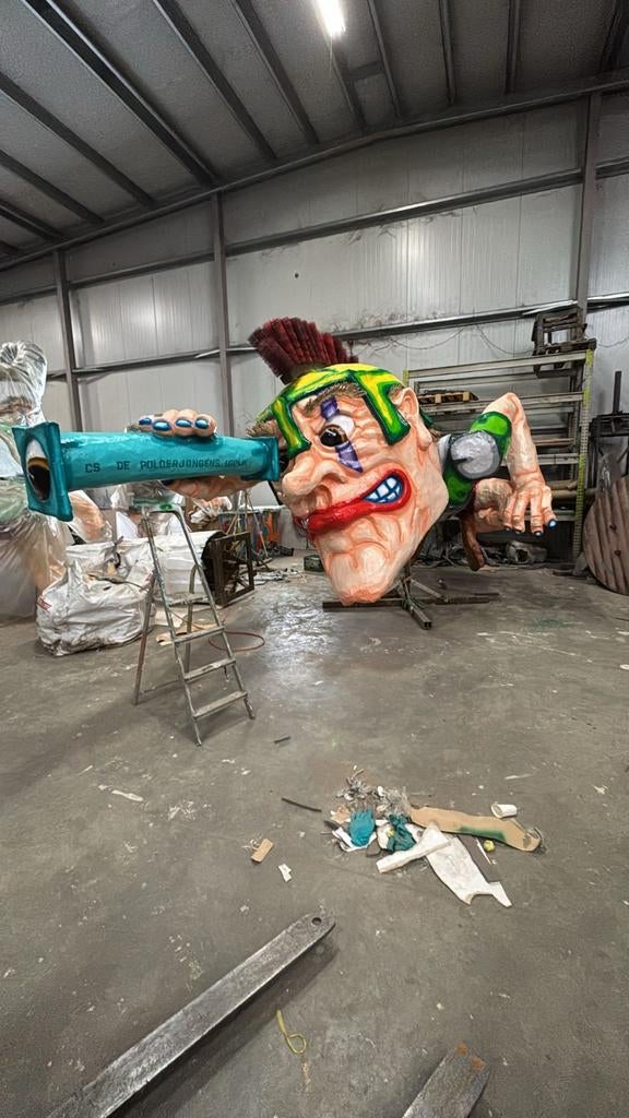 Grote poppen  - Uniek en Opvallend, Ophalen of Verzenden, Gebruikt, Versiering, Carnaval