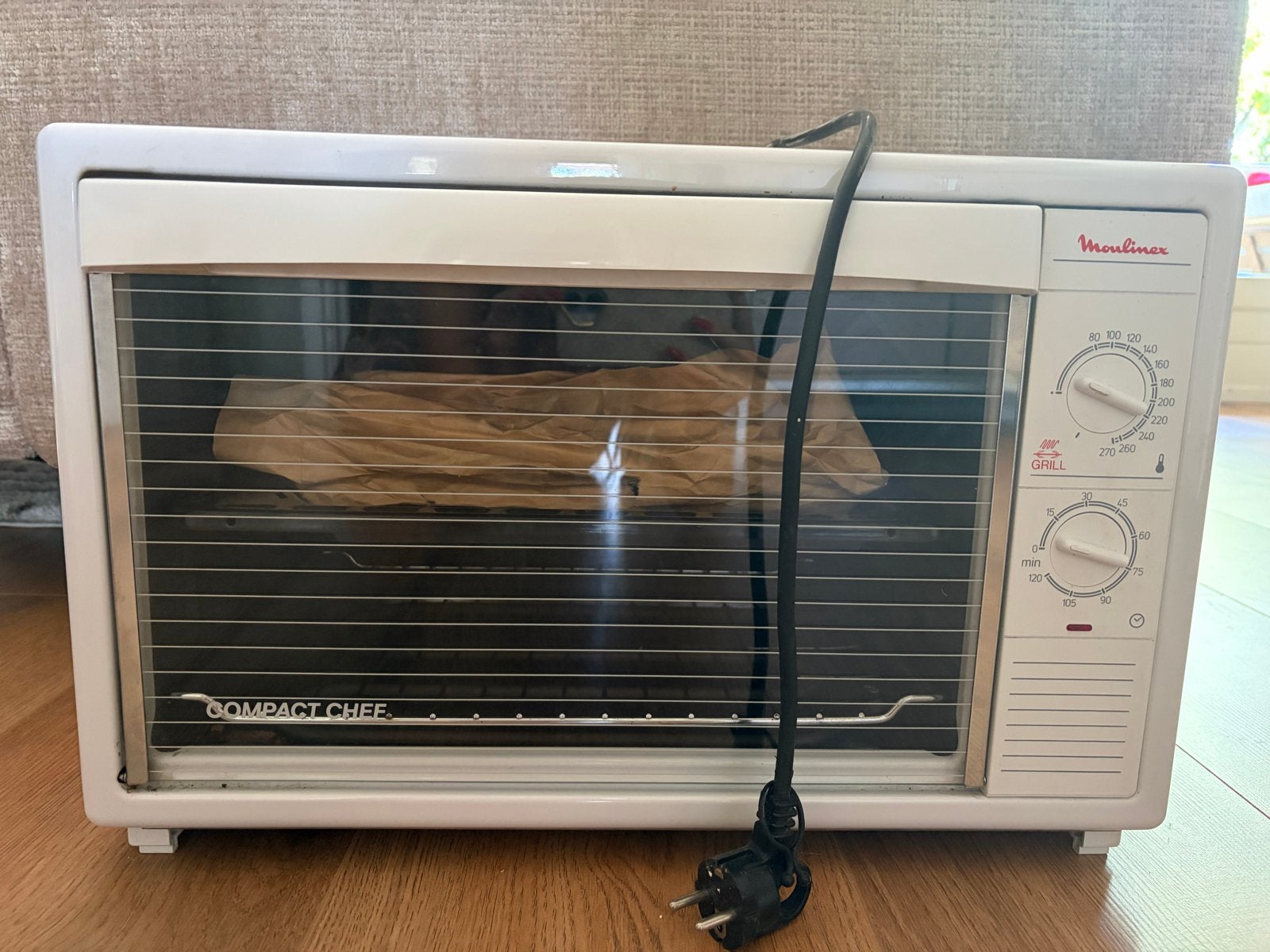 Moulinex Compact Chef Mini-oven - Gebruikt, werkt perfect, Ophalen, Minder dan 45 cm, Gebruikt, Hete lucht