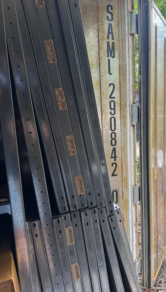26 Meta stelling legborden 40x100 cm, Ophalen