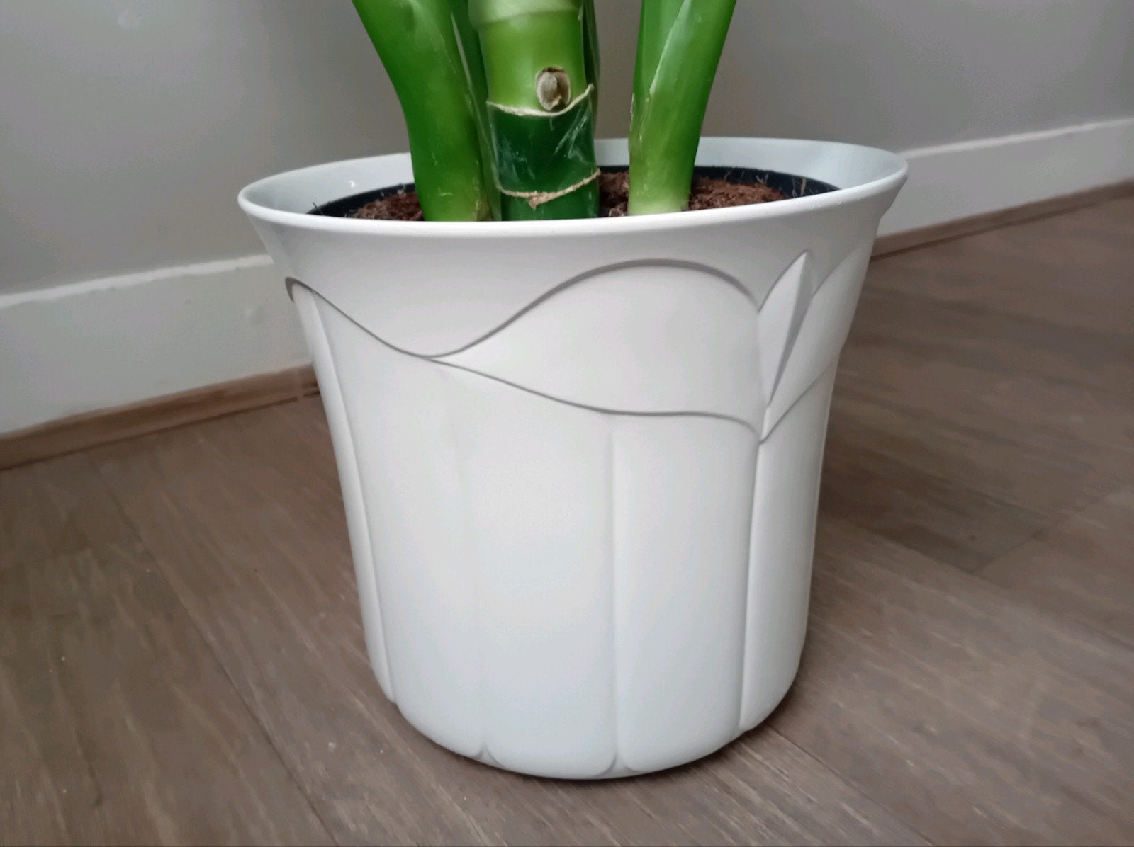 bloempot 25cm keramiek, Ophalen, Rond, Binnen, Zo goed als nieuw