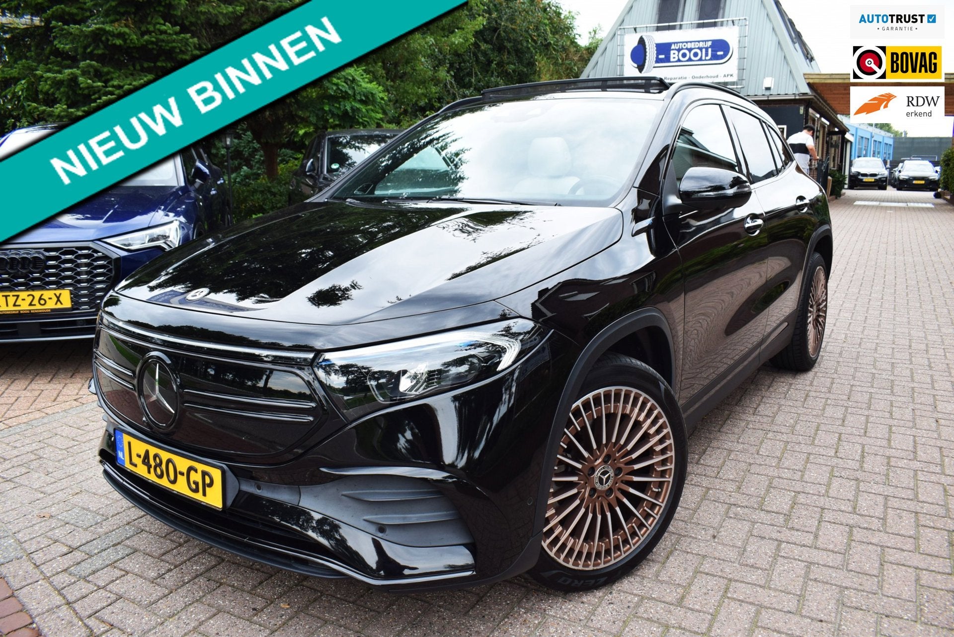 Mercedes-Benz EQA 250 Edition 1 67 kWh PANO DAK/ADAP CRUISE/, Gebruikt, 190 pk, Zwart, 430 km