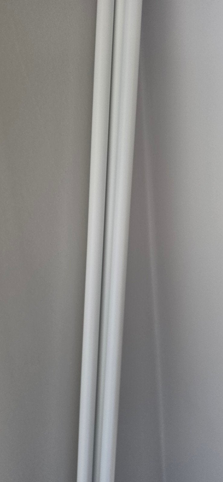 4x IKEA RÄCKA Gordijnroede Wit 210-385 cm, Huis en Inrichting, Ophalen, Inclusief montageonderdelen, Wit, Metaal