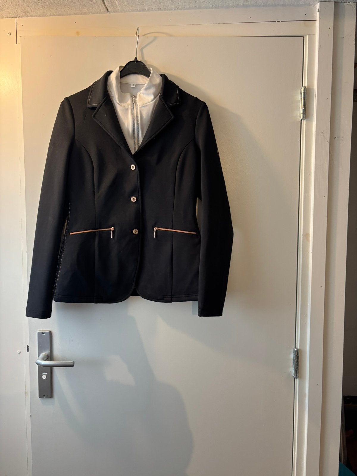 Wedstrijdset kleding maat S,dekje paard, Dieren en Toebehoren, Paardrijkleding, Ophalen of Verzenden, Zo goed als nieuw, Dressuur