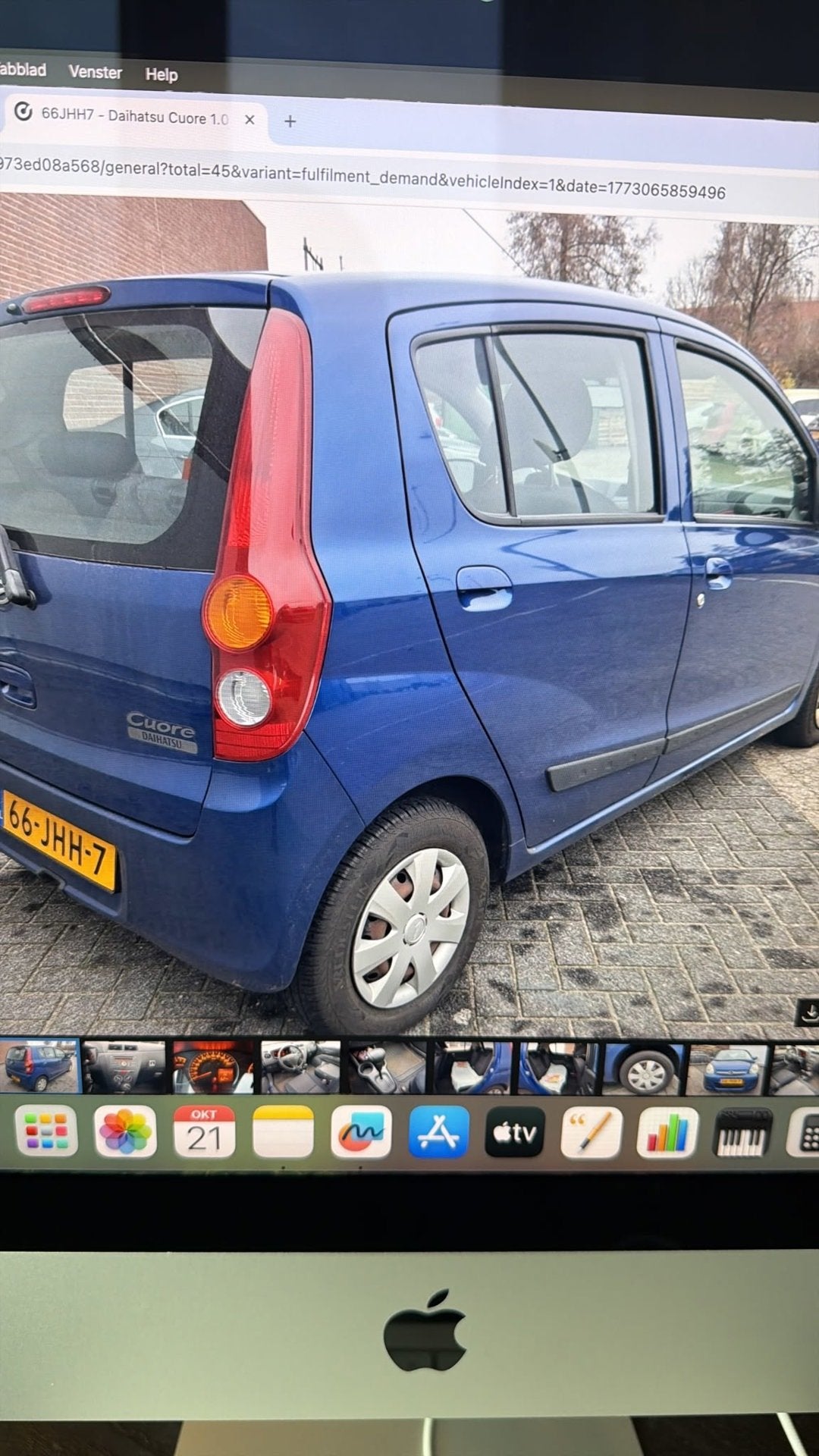 Daihatsu Cuore 1.0 Premium Airco Automaatbak Defect, Auto's, Cuore, Origineel Nederlands, Bedrijf, 3 cilinders