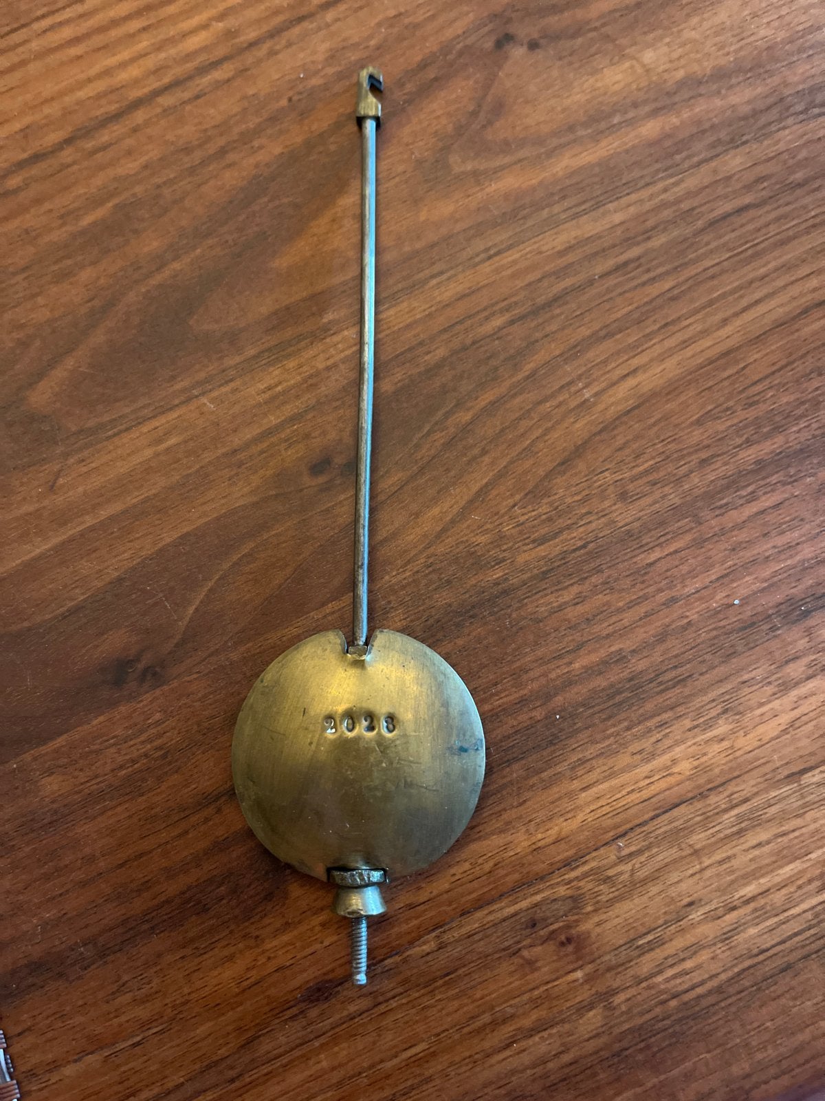 Antieke klokkenslinger - koper pendule, Antiek en Kunst, Ophalen of Verzenden