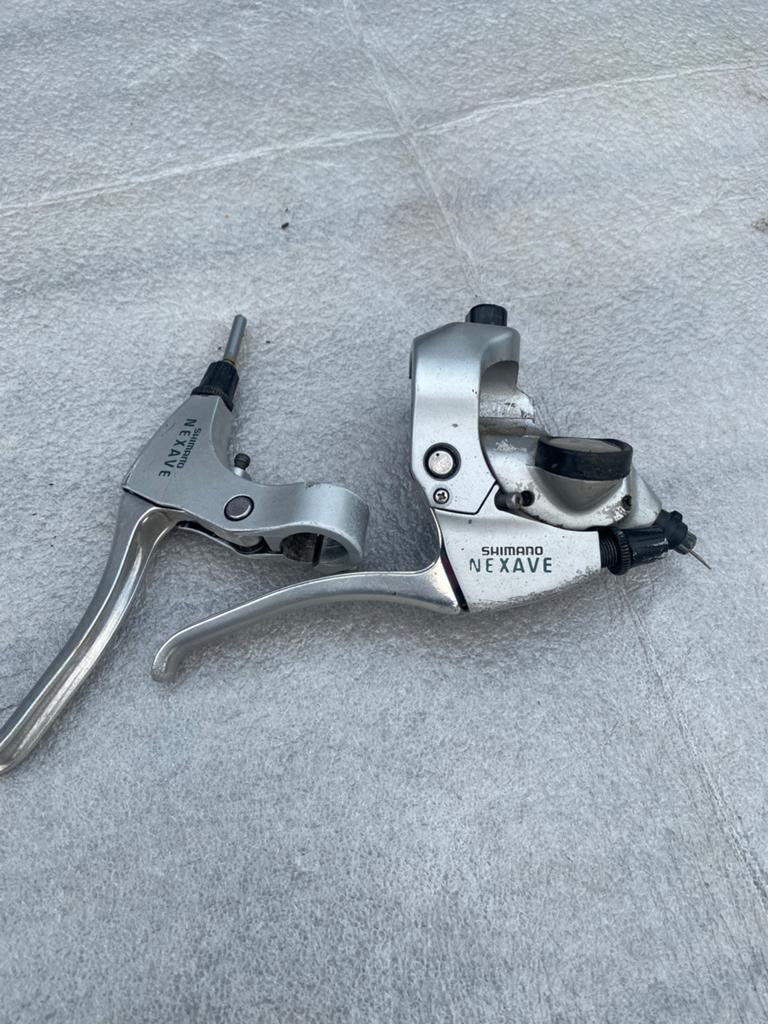 Shimano Nexave fietsremmen en shifters, Fietsen en Brommers, Fietsonderdelen, Remmen, Gebruikt, Ophalen of Verzenden, Aluminium